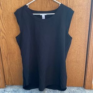 Black tank top